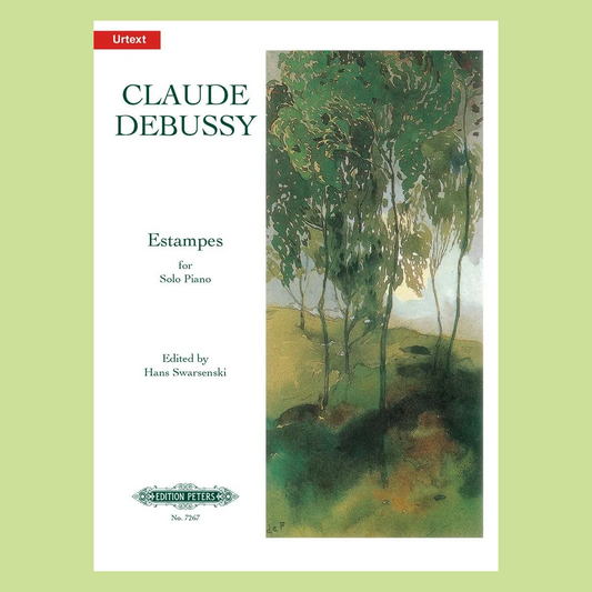 Debussy - Estampes For Solo Piano Book (Urtext Edition)