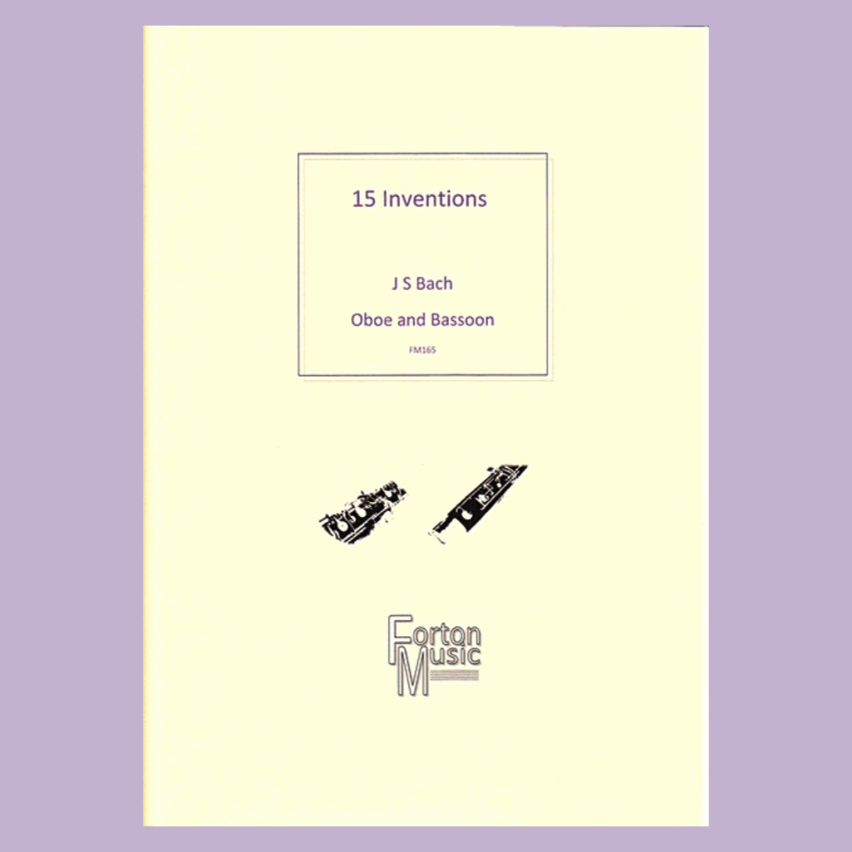 JS Bach - 15 Inventions Oboe/Bassoon Duet Book