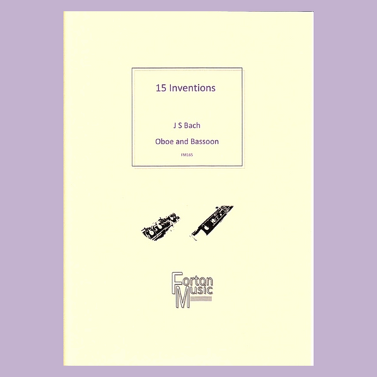 JS Bach - 15 Inventions Oboe/Bassoon Duet Book