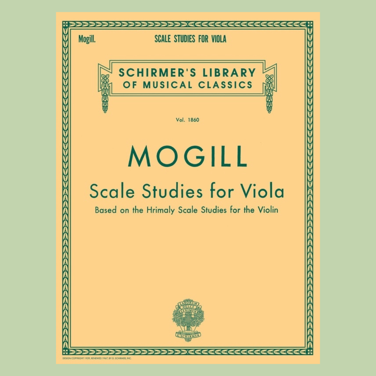 Mogill - Scale Studies For Viola Book