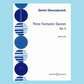 Shostakovich - 3 Fantastic Dances Op 5 Piano Book