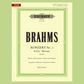 Brahms - Piano Concerto No 2 B Flat Op 83 2 Piano 4 Hands Duet Book