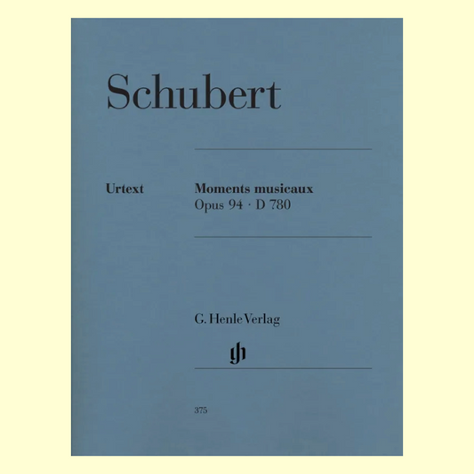 Schubert - Moments Musical Op 94 D 780 Piano Urtext Book