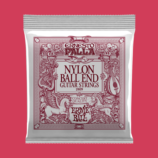 Ernie Ball Ernesto Palla Black and Gold Ball-End Nylon Classical Guitar Strings Set