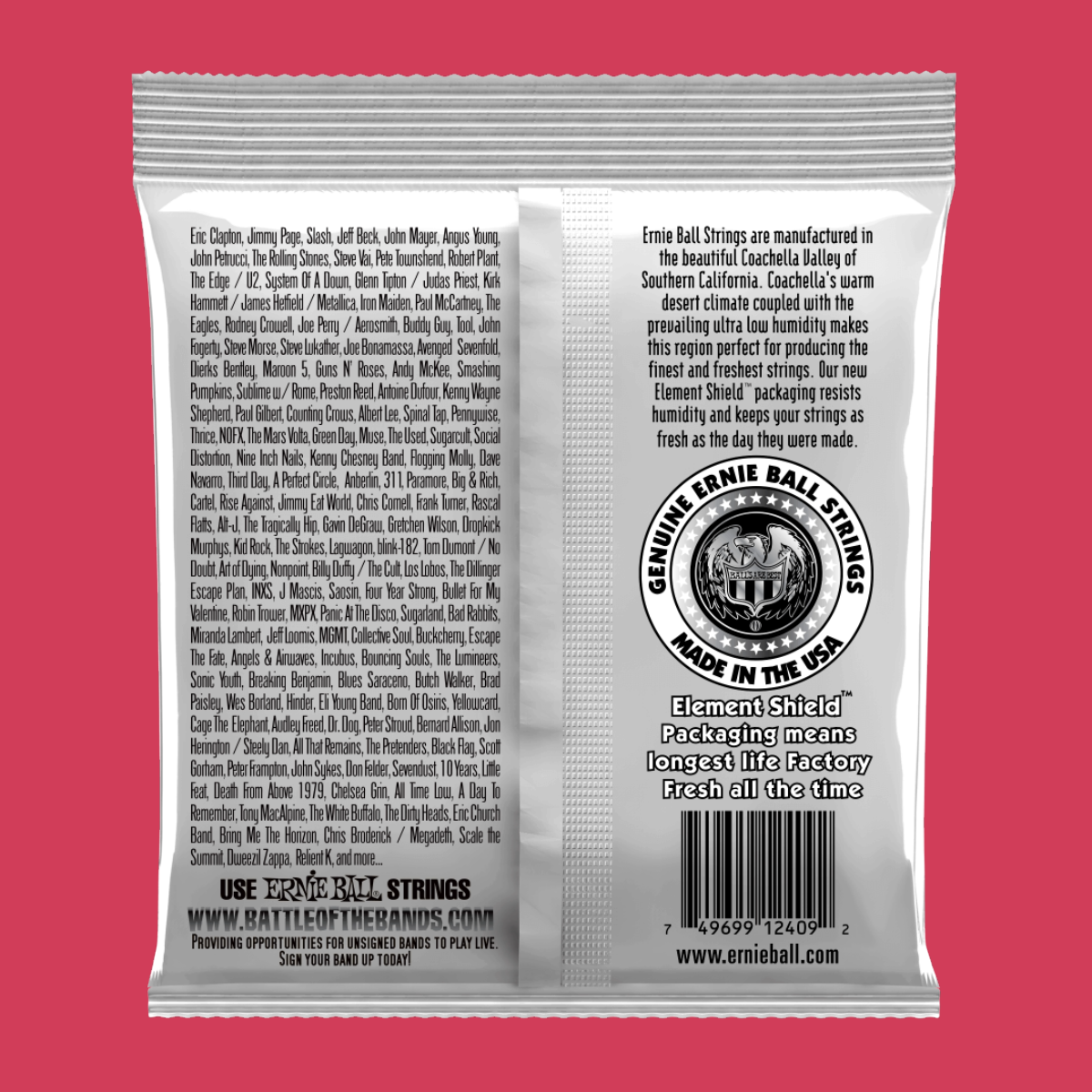 Ernie Ball Ernesto Palla Black and Gold Ball-End Nylon Classical Guitar Strings Set