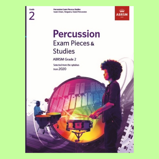 ABRSM Percussion Exam Pieces & Studies - Grade 2 Book