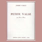 Andre Caplet - Petite Valse Flute with Piano Accompaniment Book