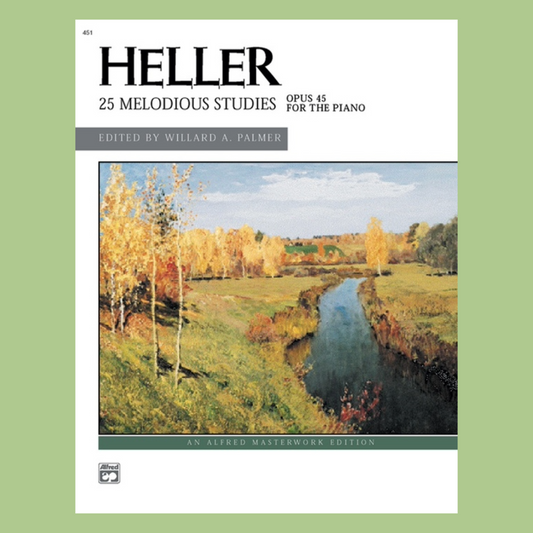 Heller - 25 Melodious Studies Op 45 For Piano Book