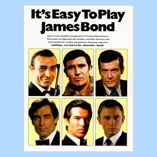 Its Easy To Play James Bond  - Piano Book