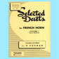Rubank Selected Duets - French Horn Volume 1 Book (Easy/Medium)