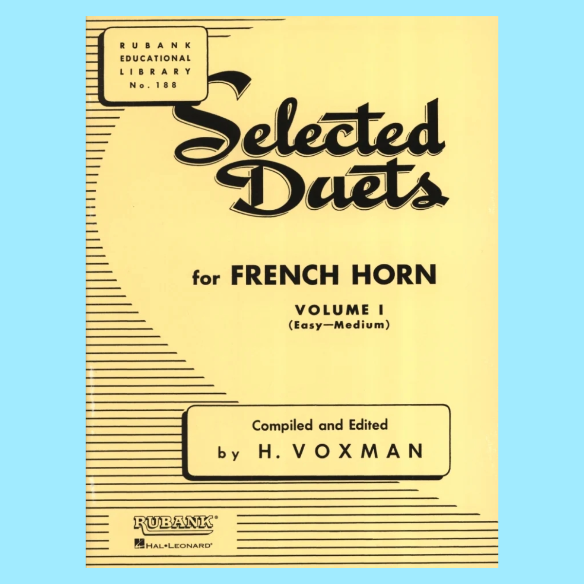 Rubank Selected Duets - French Horn Volume 1 Book (Easy/Medium)