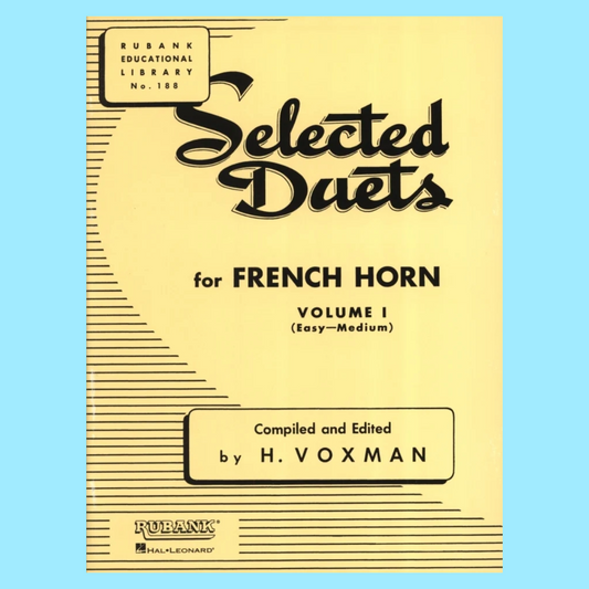 Rubank Selected Duets - French Horn Volume 1 Book (Easy/Medium)