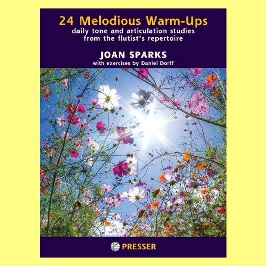 Joan Sparks - 24 Melodious Warm-Ups for Flute Book