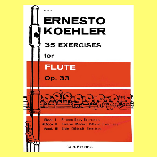 Ernesto Kohler - 35 Exercises for Flute Op 33 Book 2 (No 16-27)