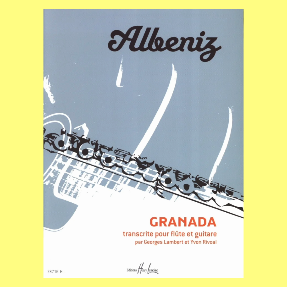 Isaac Albeniz -  Granada Flute Book