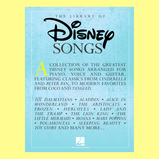 The Library Of Disney PVG Songbook - 50 Popular Hits