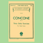 Concone - 30 Daily Exercises Op 11 High Voice Book
