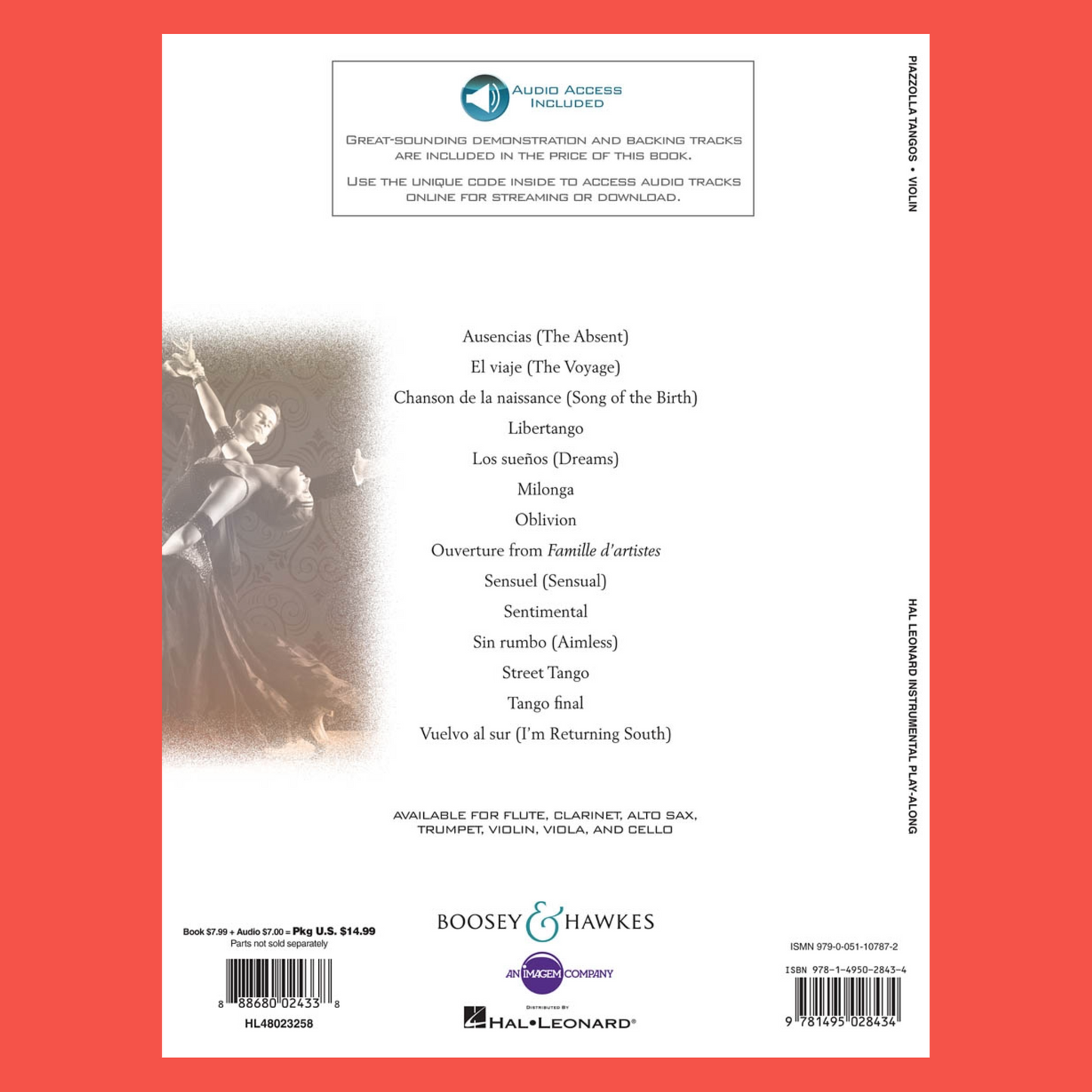 Piazzolla Tangos Violin Book/Ola