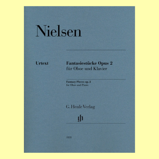 Carl Nielsen - Fantasy Pieces Op 2 for Oboe with Piano Accompaniment Book (Urtext)