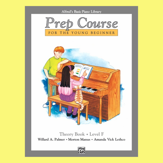 Alfred's Basic Piano Prep Course - Theory Level F Book