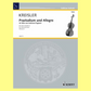 Kreisler - Praeludium And Allegro in the Style Of Pugnani Viola with Piano Book