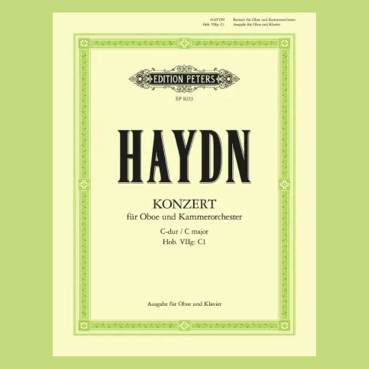 Haydn - Concerto C Major Hob Viig C1 Oboe/Piano Book