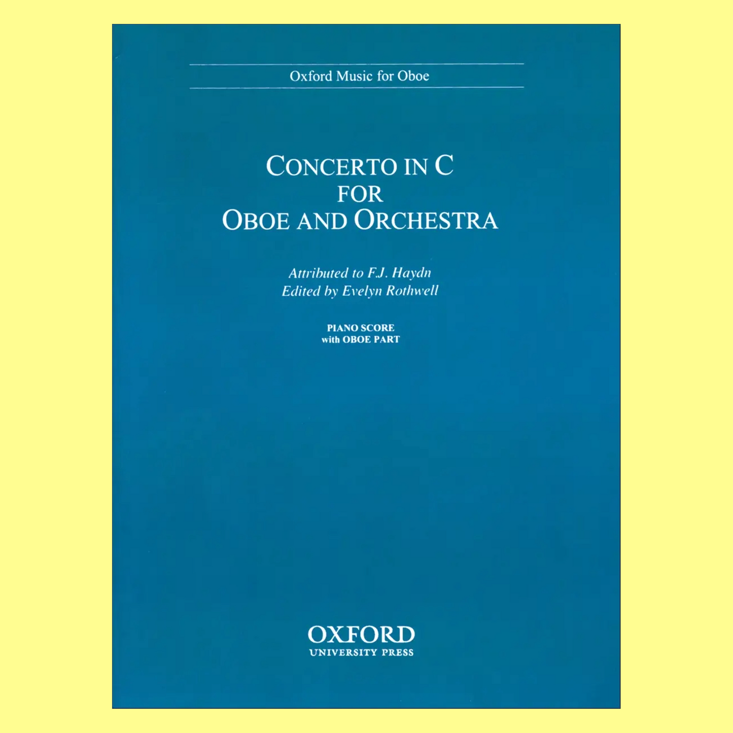 Haydn - Concerto in C for Oboe and Orchestra Book