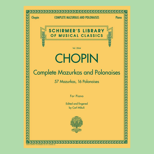Frederic Chopin - Complete Mazurkas and Polonaises Book