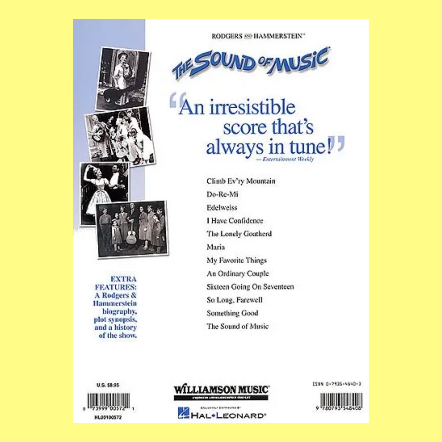 The Sound Of Music - Ez Play Piano Volume 76 Songbook