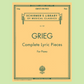 Grieg - Complete Lyric Pieces (Centennial Edition) Book