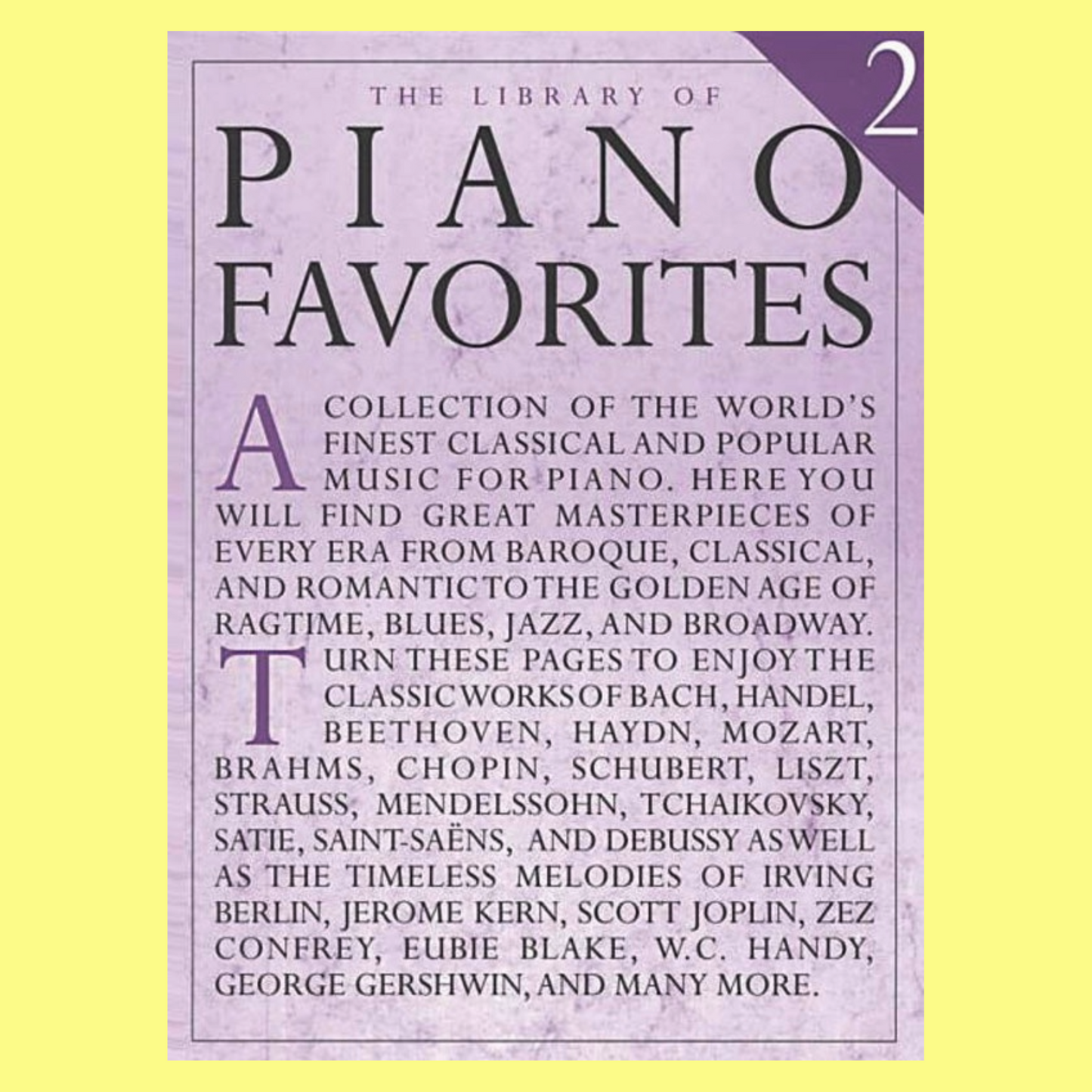 The Library Of Piano Favourites - Book 2