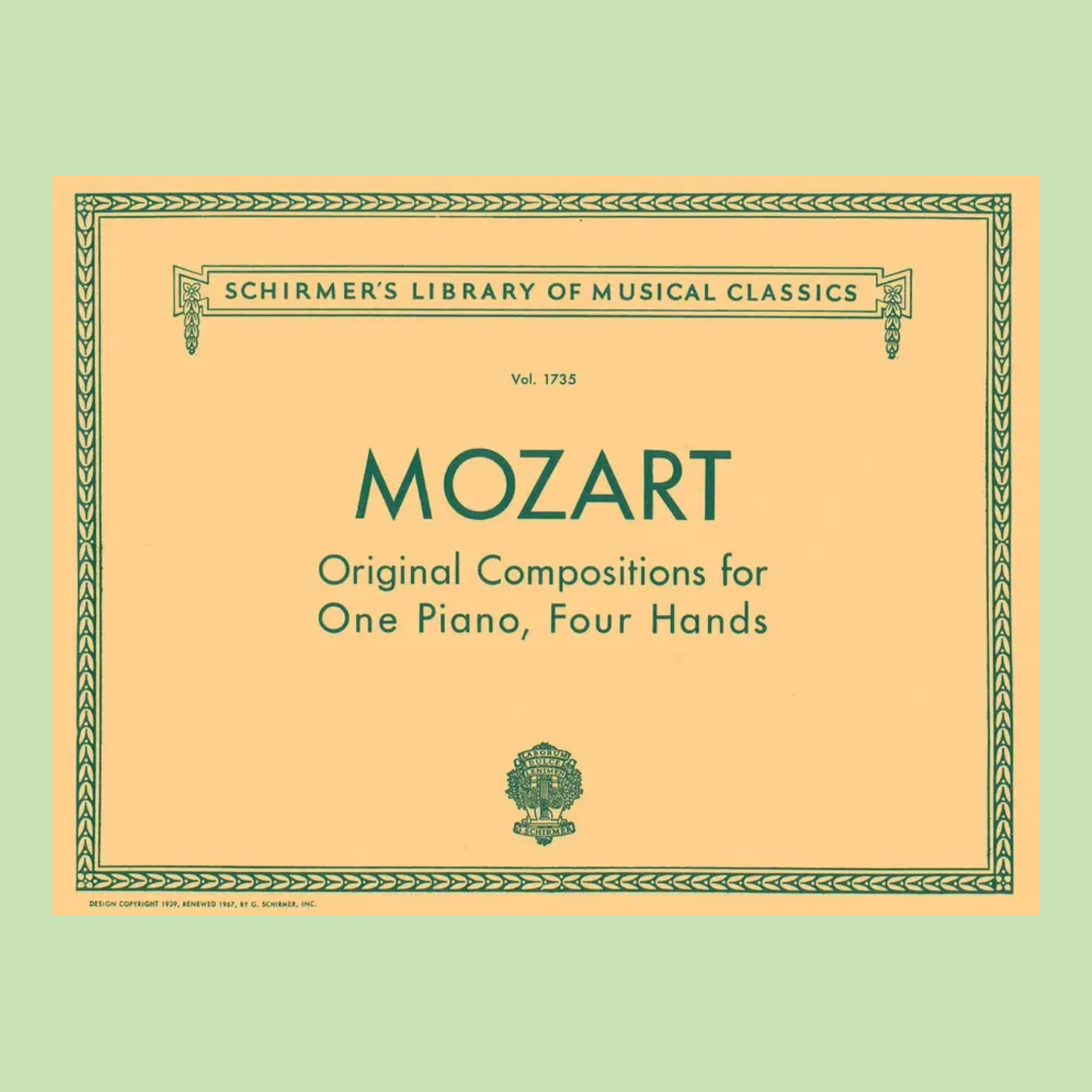 Mozart - Original Compositions For Piano Duet Book
