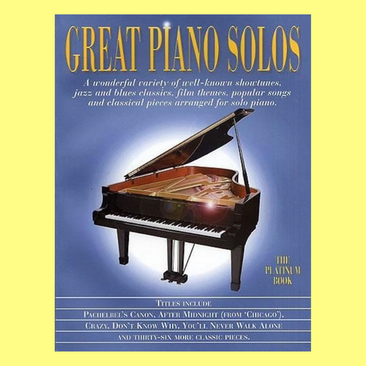 Great Piano Solos - Platinum Book (41 intermediate Songs)