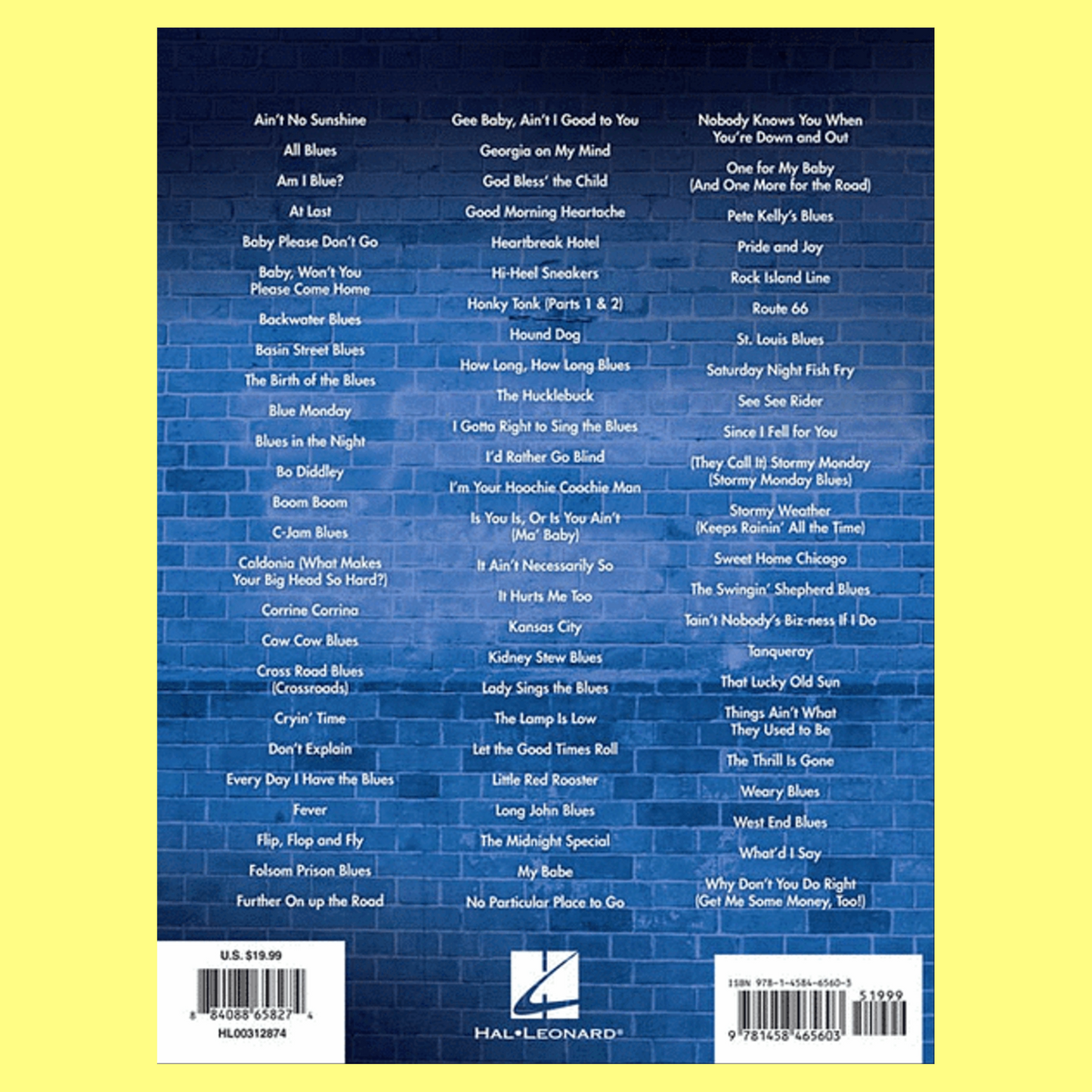 Best Blues Songs Ever Piano/Vocal/Guitar Songbook (70 Songs)