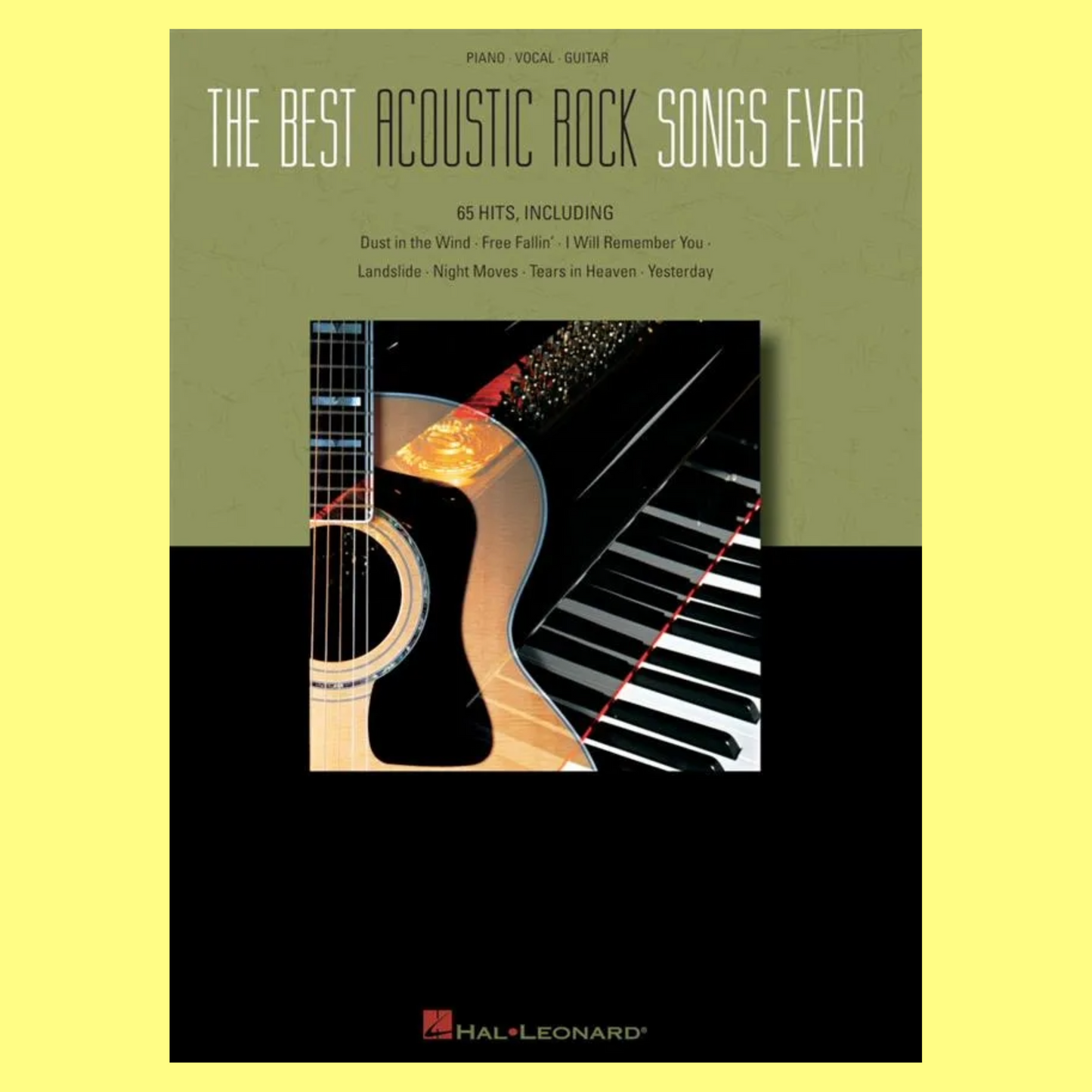 More Of The Best Acoustic Rock Songs Ever - Piano/Vocal/Guitar Songbook (65 Songs)