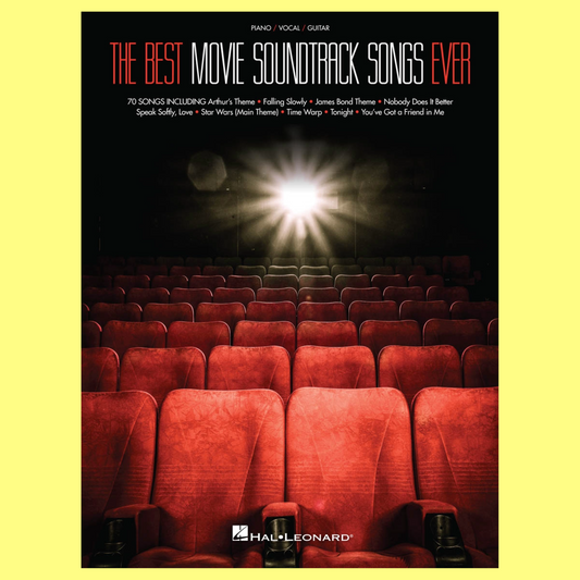 Best Movie Soundtrack Songs Ever- Piano/Vocal/Guitar Songbook (70 Songs)