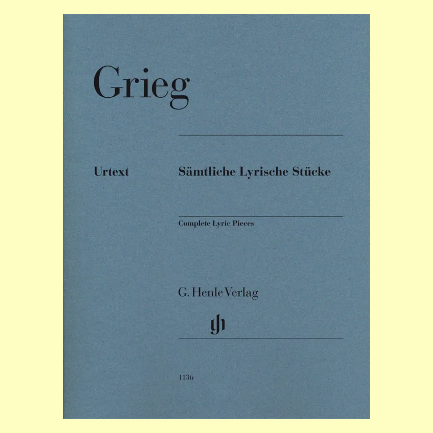Grieg - Complete Lyric Pieces Urtext Edition Book