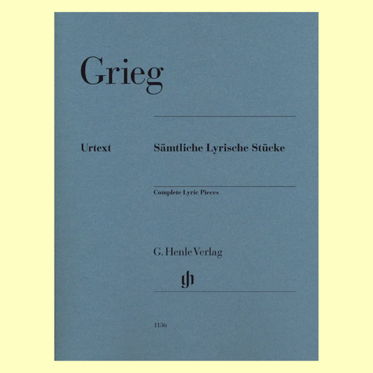 Grieg - Complete Lyric Pieces Urtext Edition Book