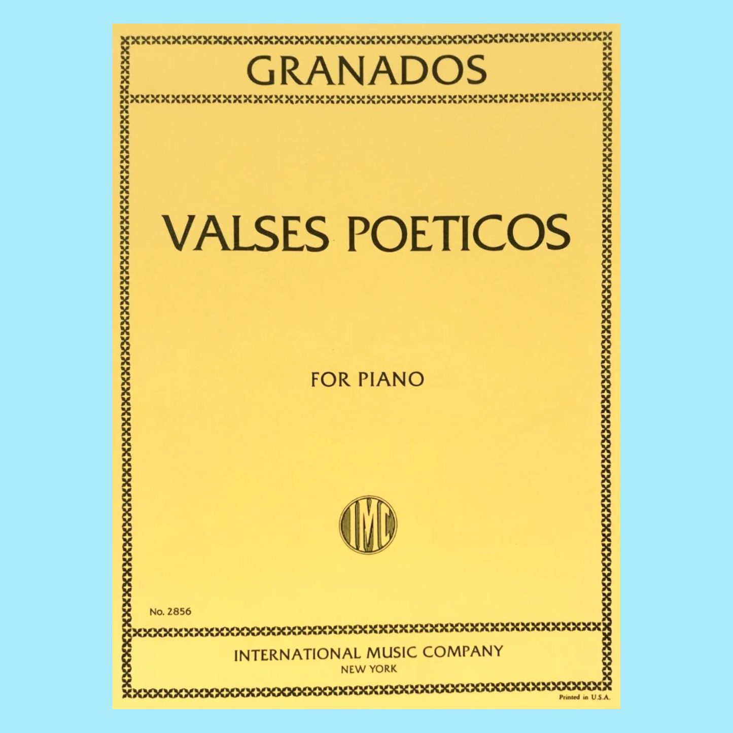 Enrique Granados - Valses Poeticos for Piano Solo Book