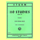 Wilhelm Sturm - 110 Studies Op 20 Volume 1 Bass Book