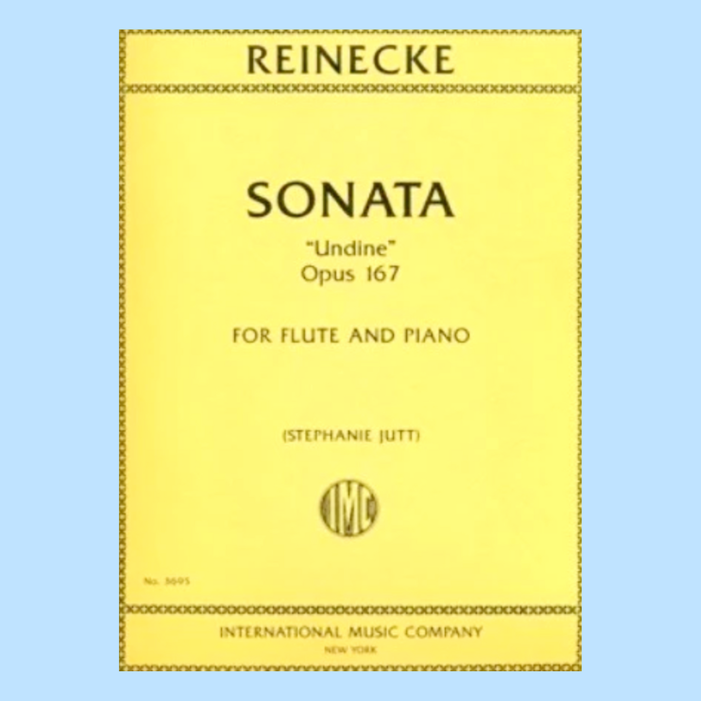 Carl Reinecke - Sonata Undine Op 167 for Flute and Piano Book
