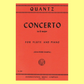 Johann Joachim Quantz - Flute Concerto in G Major with Piano Book