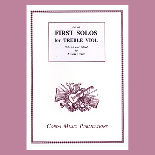 Alison Crum - First Solos for Treble Viol Book