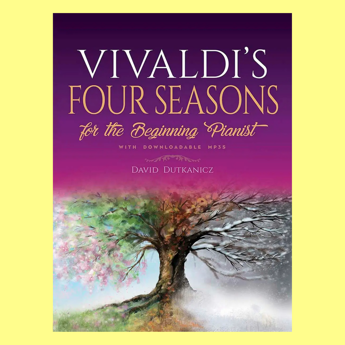Vivaldis Four Seasons For The Beginning Pianist Book with Audio