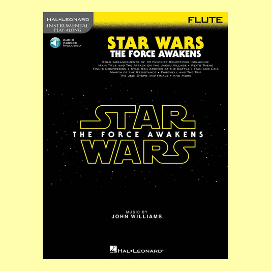 John Williams: Star Wars: The Force Awakens - Flute Play Along Book/Audio