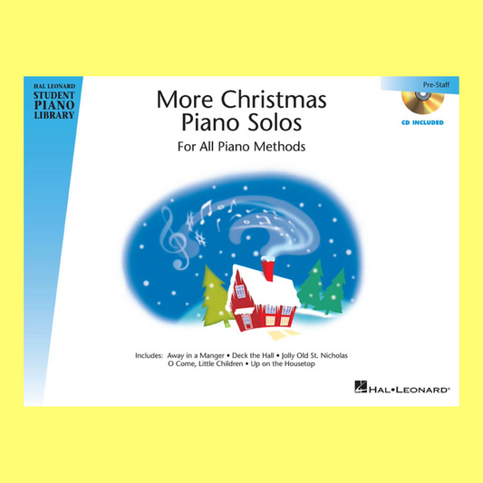 HLSPL - More Christmas Piano Solos Prestaff Book/Cd