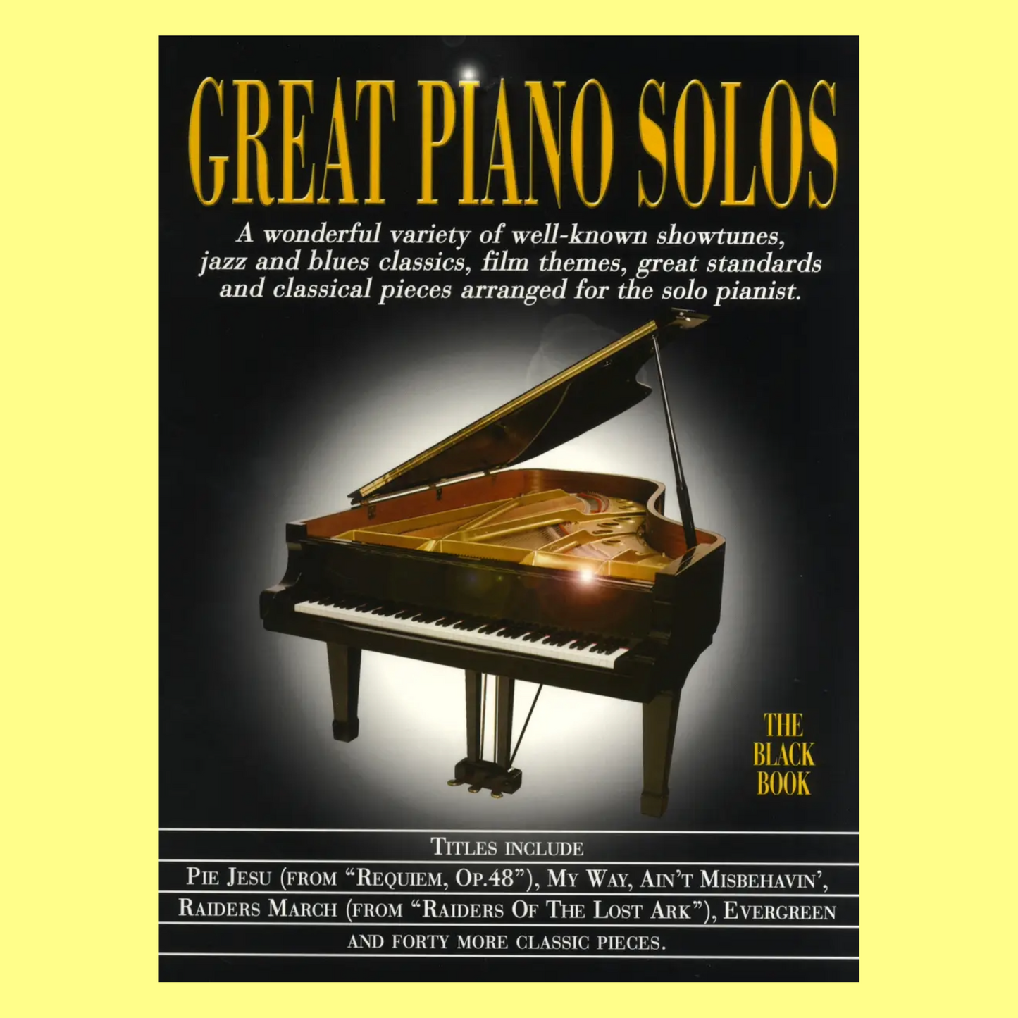 Great Piano Solos - The Black Book (45 Pieces)