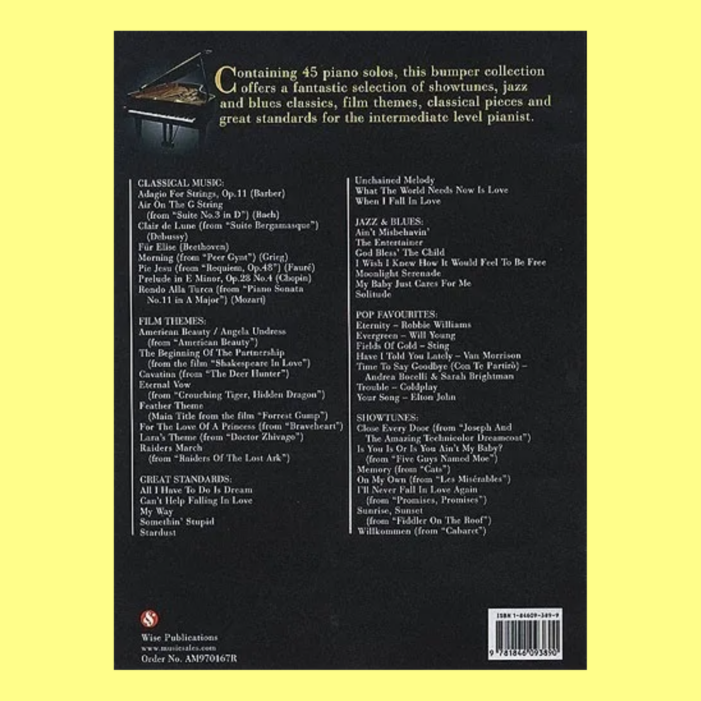 Great Piano Solos - The Black Book (45 Pieces)