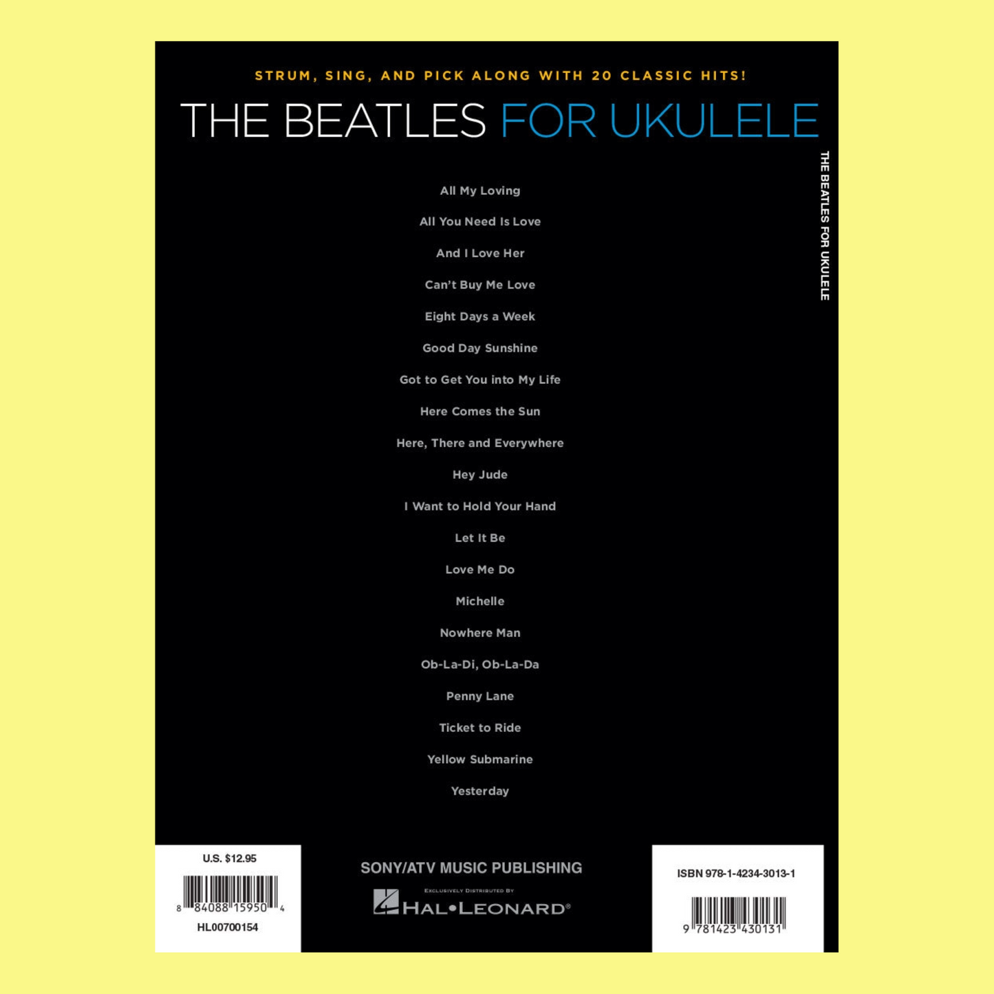 The Beatles For Ukulele Book (20 Songs)