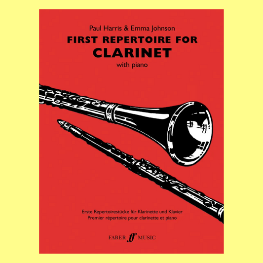 Paul Harris - First Repertoire For Clarinet Book with Piano Accompaniments